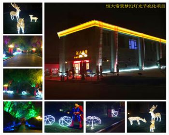 青海恒大帝景夢幻燈光節(jié)