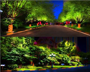 青海小區(qū)廣場節(jié)日亮化