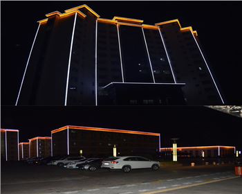 青海銅川建新煤化廠區(qū)亮化工程